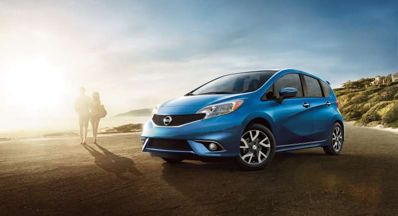 The 2016 Versa Note is offered in a range of five well-equipped models: S, S Plus, SV, SR and SL. Each is powered by a 1.6-liter DOHC 16-valve 4-cylinder engine. Versa Note S features a 5-speed manual transmission. The S Plus, SV, SR and SL models are equipped with a next-generation Nissan Xtronic transmission, helping them achieve 40 miles per gallon highway fuel economy.