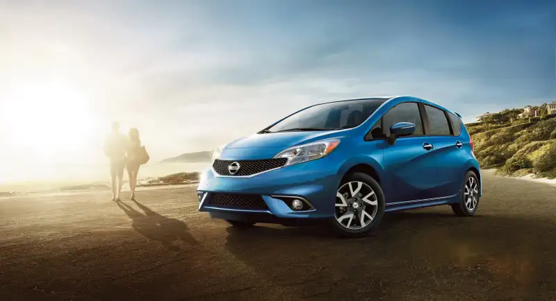 The 2016 Versa Note is offered in a range of five well-equipped models: S, S Plus, SV, SR and SL. Each is powered by a 1.6-liter DOHC 16-valve 4-cylinder engine. Versa Note S features a 5-speed manual transmission. The S Plus, SV, SR and SL models are equipped with a next-generation Nissan Xtronic transmission, helping them achieve 40 miles per gallon highway fuel economy.