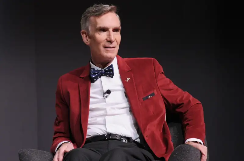 speaks onstage during How Creativity Fuels Science With Steve Aoki And Bill Nye at The Fast Company Innovation Festival on November 10, 2015 in New York City.