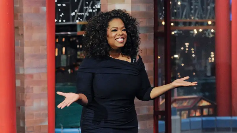 Talk show legend Oprah Winfrey makes her final appearance on the Late Show with David Letterman, Friday May 15, 2015 on the CBS Television Network.