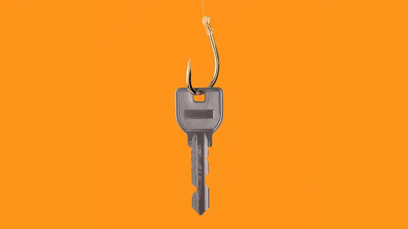 house key on hook