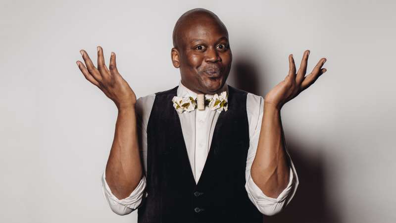 Titus Burgess poses for a portrait at the Television Academy's 67th Emmy Awards Performers Nominee Reception at the Pacific Design Center on Saturday, Sept. 19, 2015 in West Hollywood, Calif.