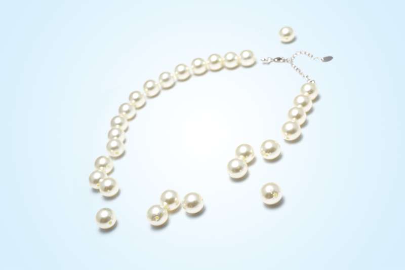 broken pearl necklace