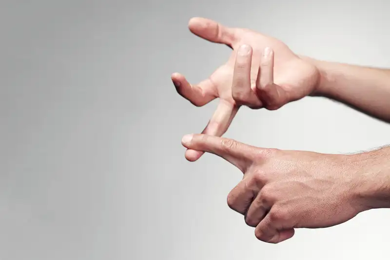counting on fingers