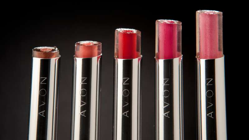 Avon Products Inc. are arranged for a photograph in New York, on Feb. 15, 2012. Avon Products Inc., the door-to-door cosmetics seller conducting an internal bribery probe, rose the most in two months after saying it will cut jobs and identify other ways to reduce costs.