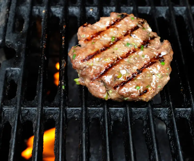 Making a Korean Bulgogi burger from grass fed beef