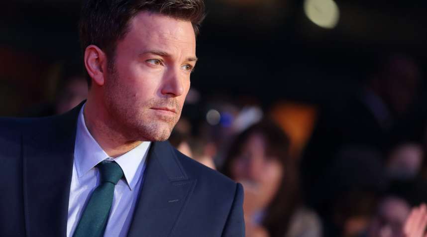 Ben Affleck arrives for the European premiere of 'Batman V Superman: Dawn Of Justice' on March 22, 2016 in London.