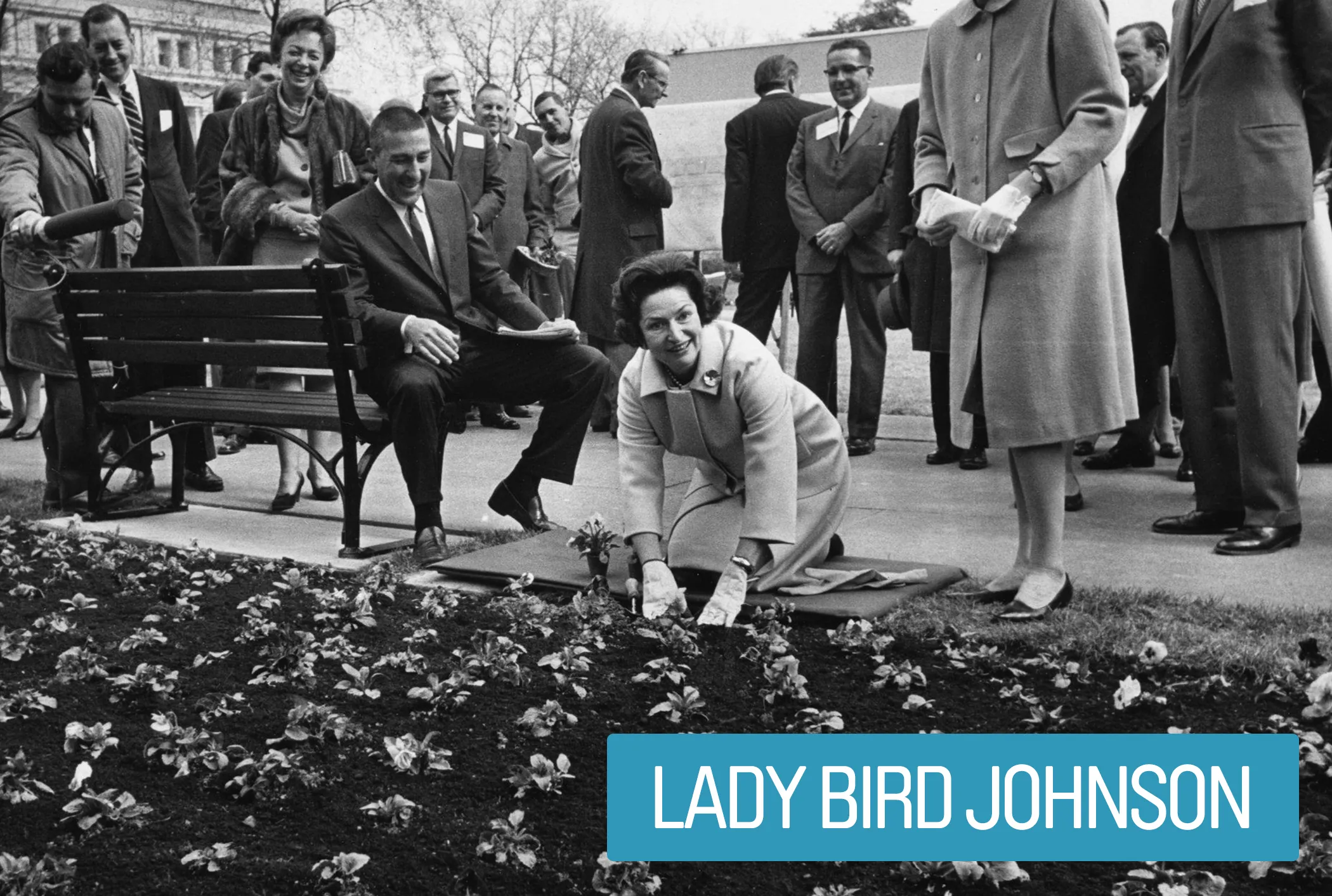 Lady Bird Johnson's focus was her "Beautification" initiative. The effort included urban landscaping and development of the mall in the nation's capitol, preservation and conservation efforts in the national parks, anti-pollution campaigns and  environmental legislation. 