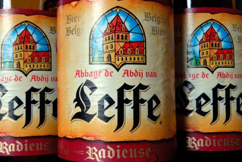 Leffe Belgian Beer bottle label