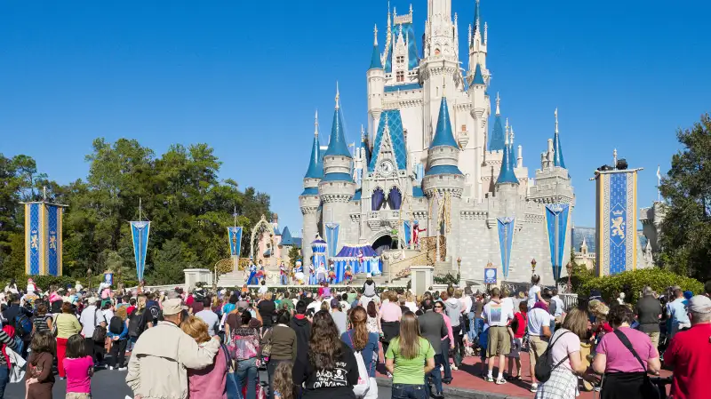 Cinderella Castle, Magic Kingdom, Walt Disney World Resort, Lake Buena Vista, Orlando, November, 2008.