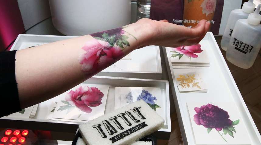 Tattly temporary tattoos sell for $5 to $15 apiece.