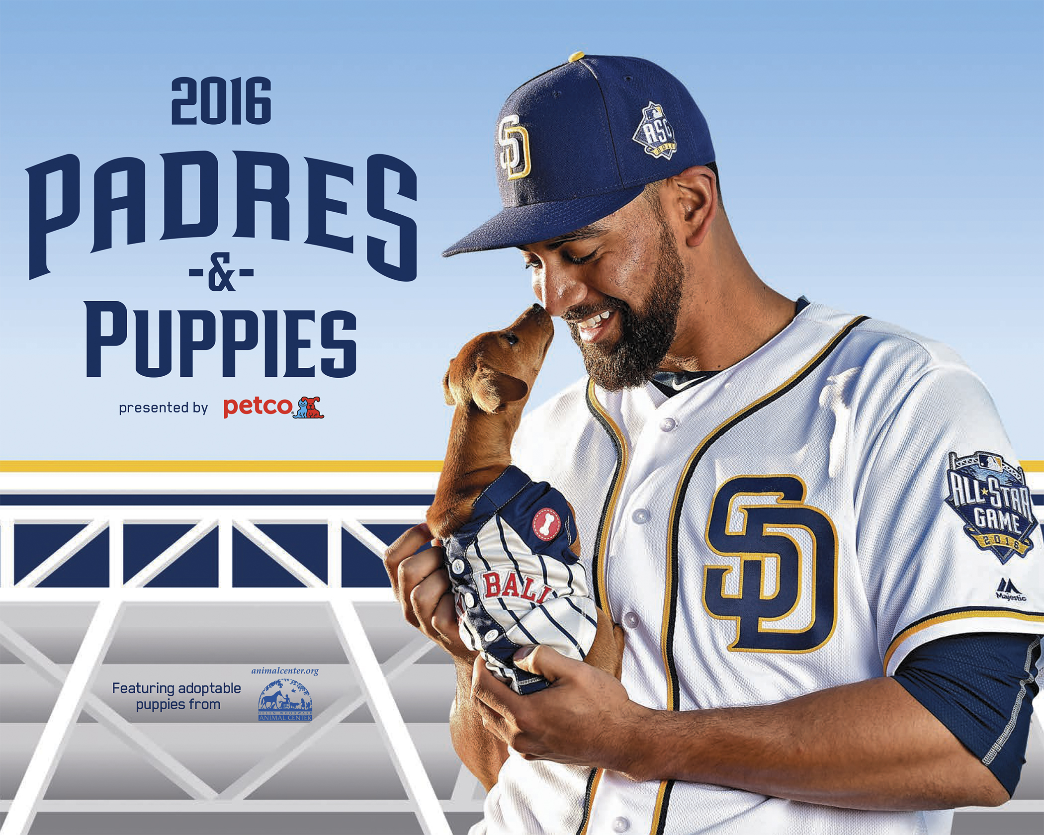 2016 Padres & Puppies Calendar