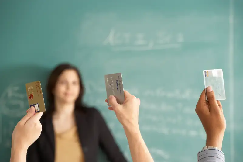 Credit cards college