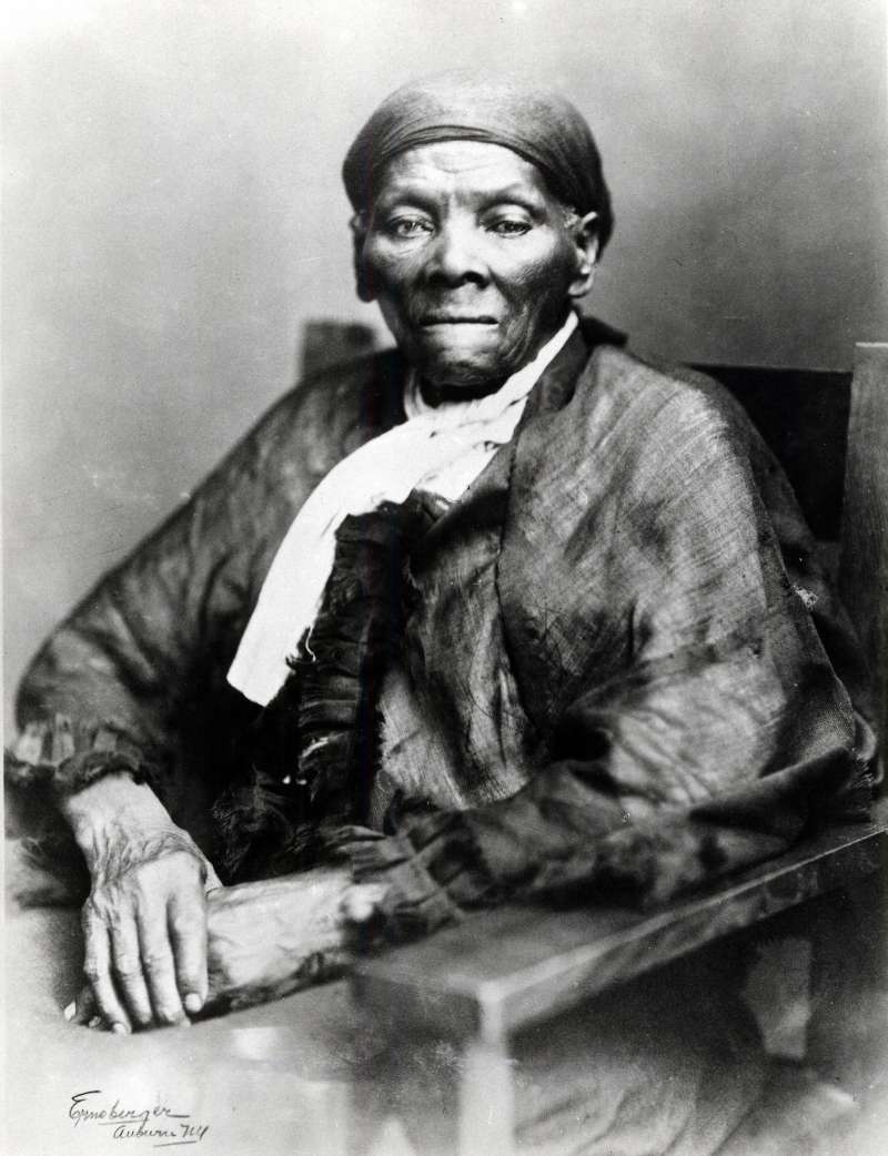 Harriet Tubman (c1820-1913) American born in slavery, escaped 1849, and became leading Abolitionist. Active as a 'conductor' in the Underground Railroad. Photograph