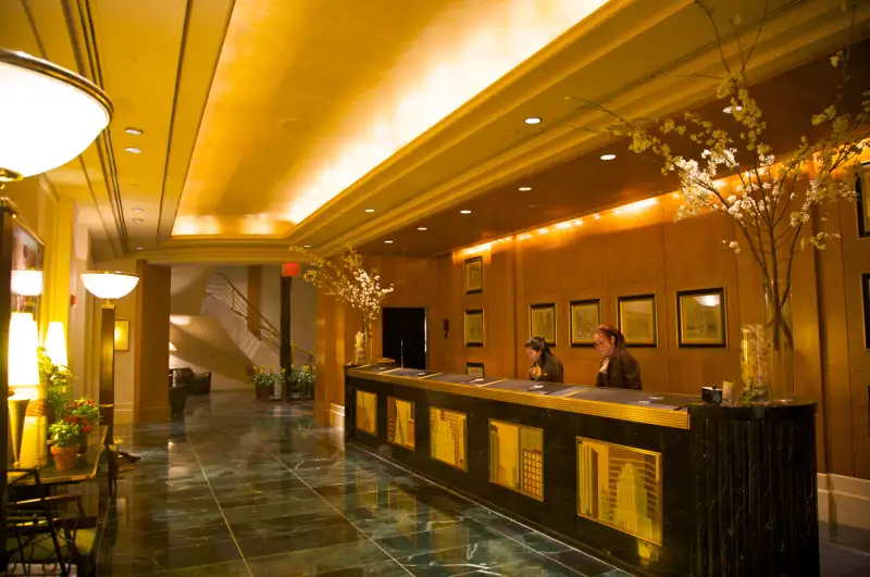 Sofitel New York Hotel Times Square, Reception desk.