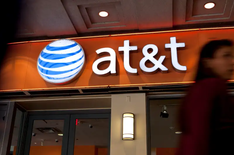 Inside An AT&T Inc. Store Ahead Of Earnings Figures