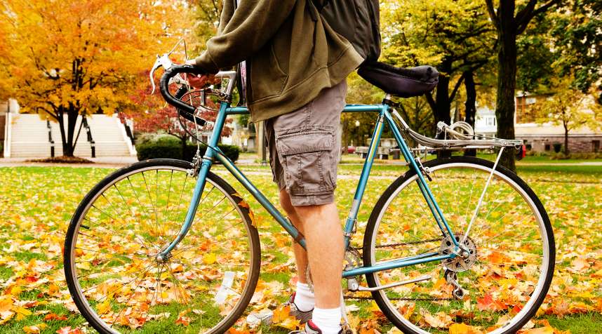 Bikes are big on most campuses, but check on sharing programs before you buy.