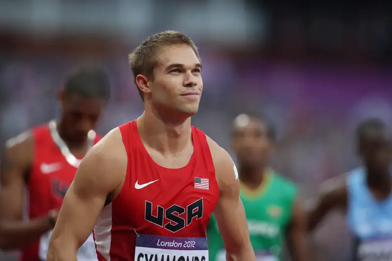 Nick Symmonds, USA, during Men's 800m Final at the London 2012 Olympic games. London, UK. 9th August 2012.