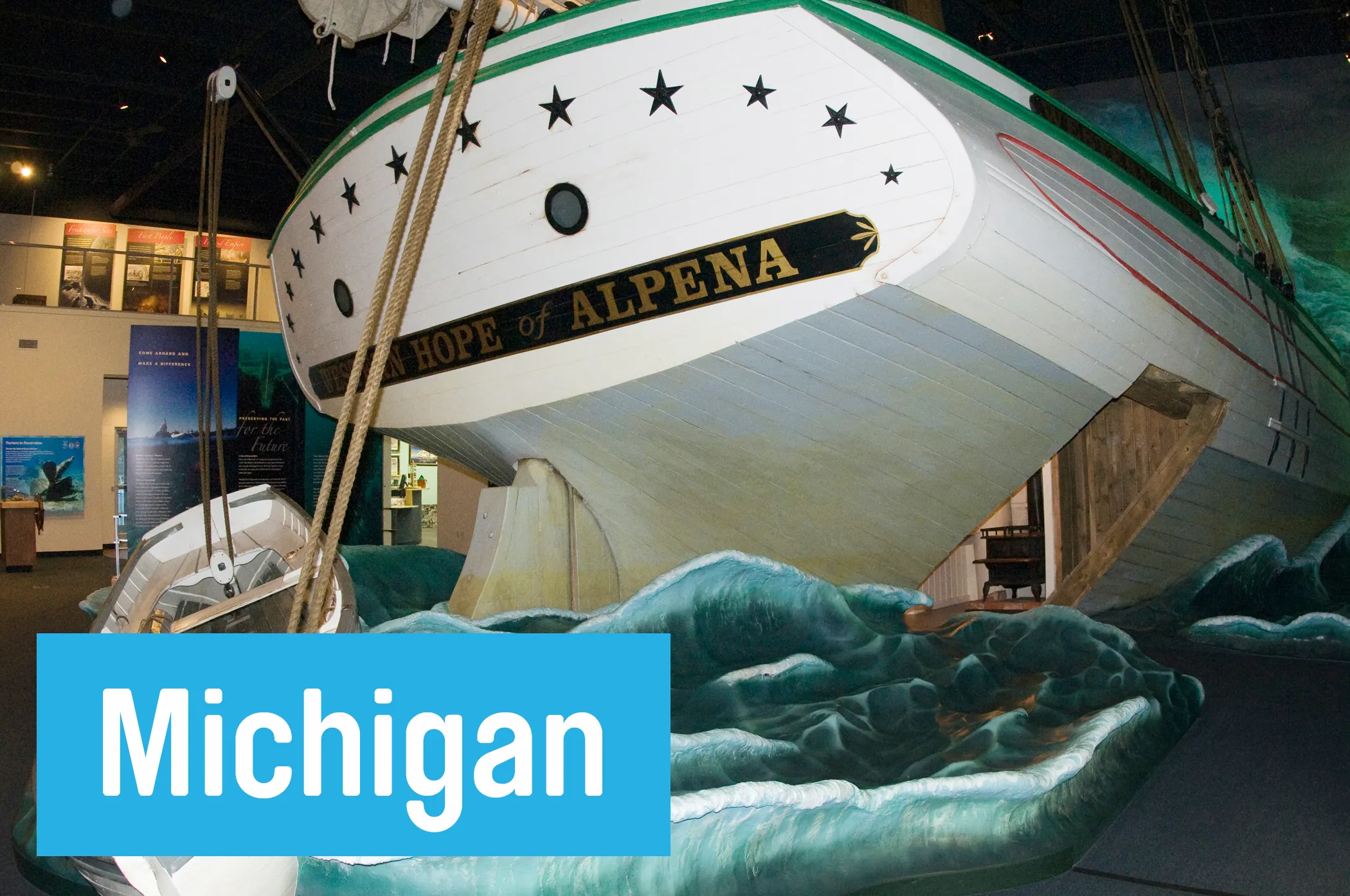 Ride out a facsimile storm in a replica schooner at the <a href="http://thunderbay.noaa.gov/maritime/glmhc.html" target="_blank">Great Lakes Maritime Heritage Center </a> before eyeballing the shipwreck artifact gallery—and thanking your lucky stars you’re on dry land.