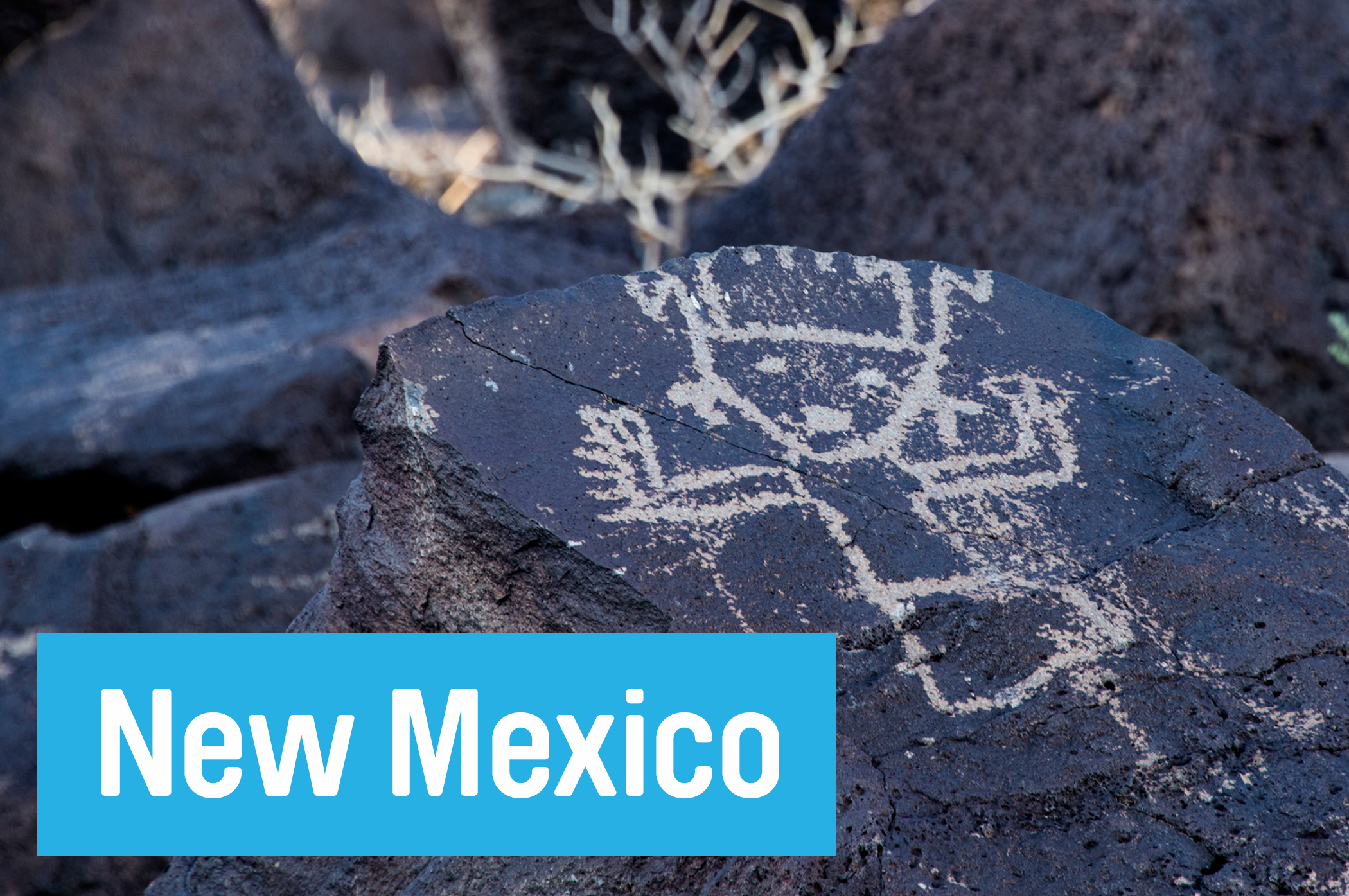 See petroglyphs carved into stone at the circa 1300 A.D. pueblos at <a href="http://www.nps.gov/petr/planyourvisit/pueblos.htm" target="_blank">Petroglyph National Monument.</a> In a way, you might call these ur-Emojis.
