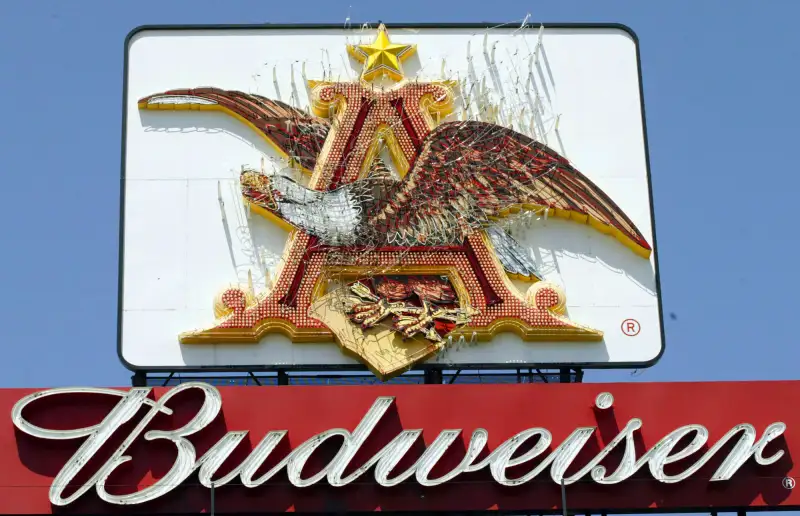 anheuser-busch sign