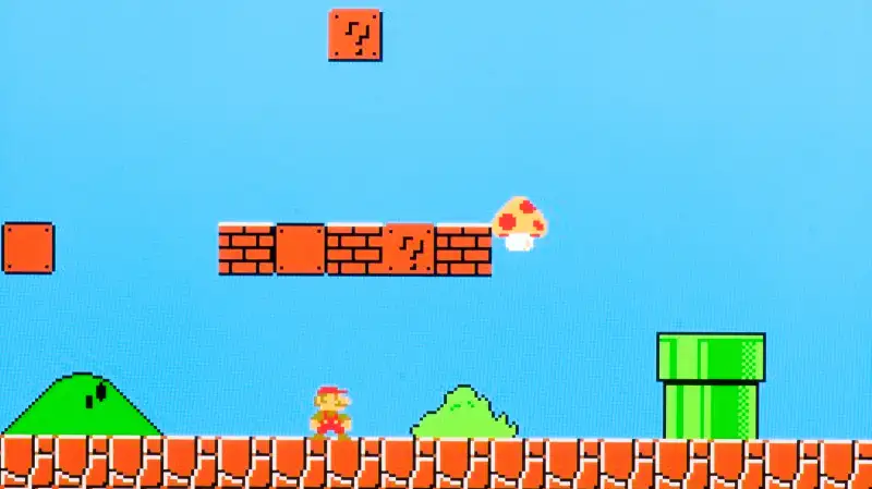 Super Mario bros video game - World 1 level 1