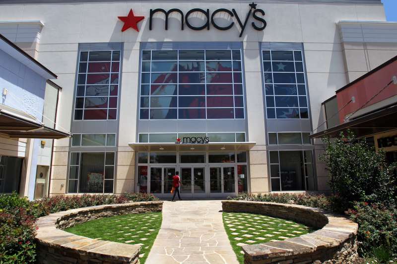 A customer enters a Macy's Inc. store at the La Cantera outdoor mall in San Antonio, Texas, U.S., on Wednesday, June 19, 2013. Consumer sentiment climbed last week from a two-month low as Americans views on the economy were the least pessimistic in five years. Photographer: Jennifer Whitney/Bloomberg via Getty Images