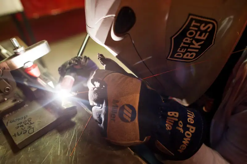 Manufacturing At The Detroit Bike Facility