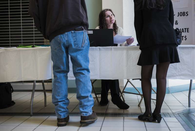Inside The Laconia Job And Resource Fair As Jobless Claims In U.S. Decline To Match Lowest Since 1973