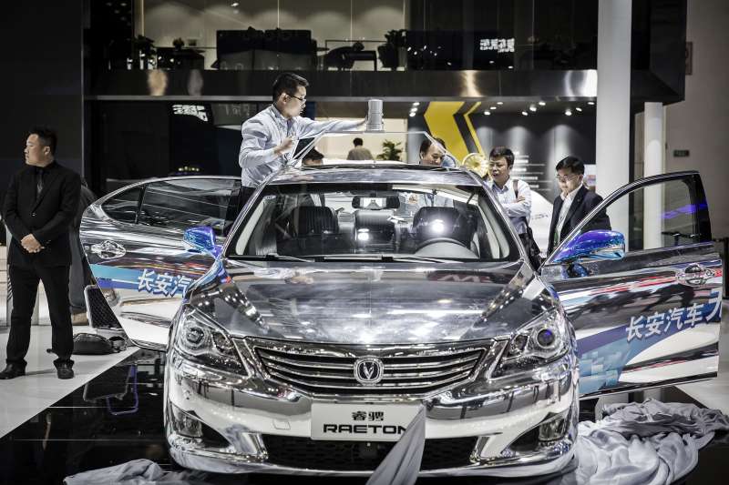 Inside The Beijing International Automotive Exhibition