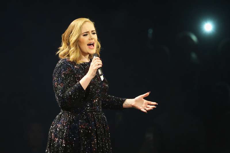 Adele performs at Barclaycard Arena earlier this month in Hamburg, Germany.