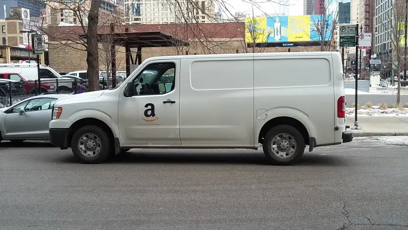 Amazon Truck In Chicago