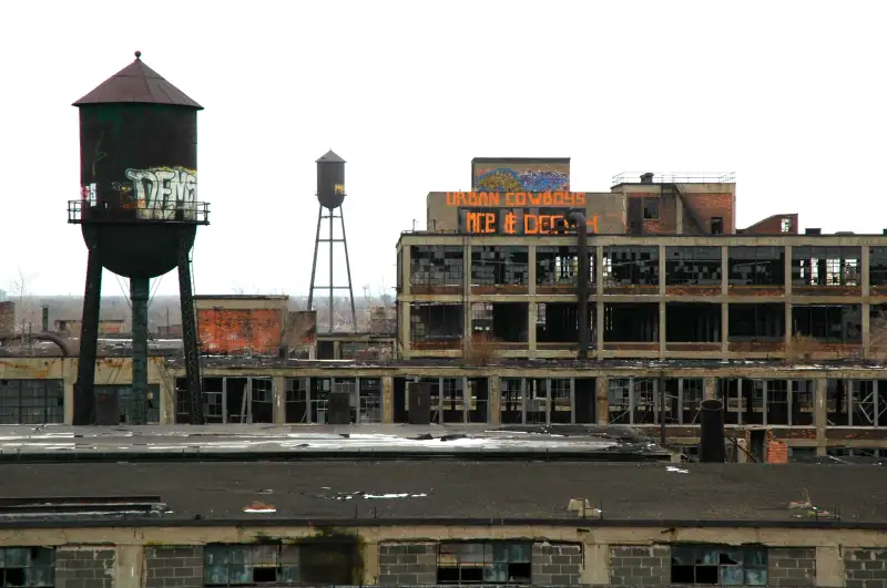 Abandoned Industrial Canyon