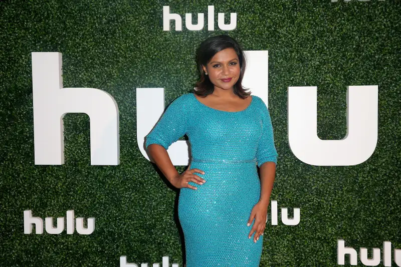 Mindy Kaling, whose show The Mindy Project streams on Hulu, appears at the Hulu 2015 Summer TCA Presentation.