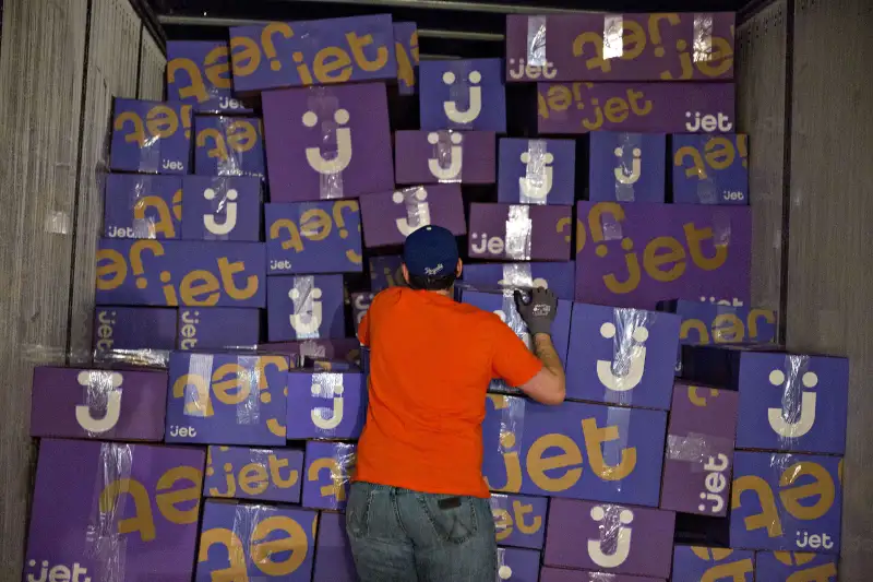 Inside A Jet.com Inc. Fulfillment Center On Cyber Monday