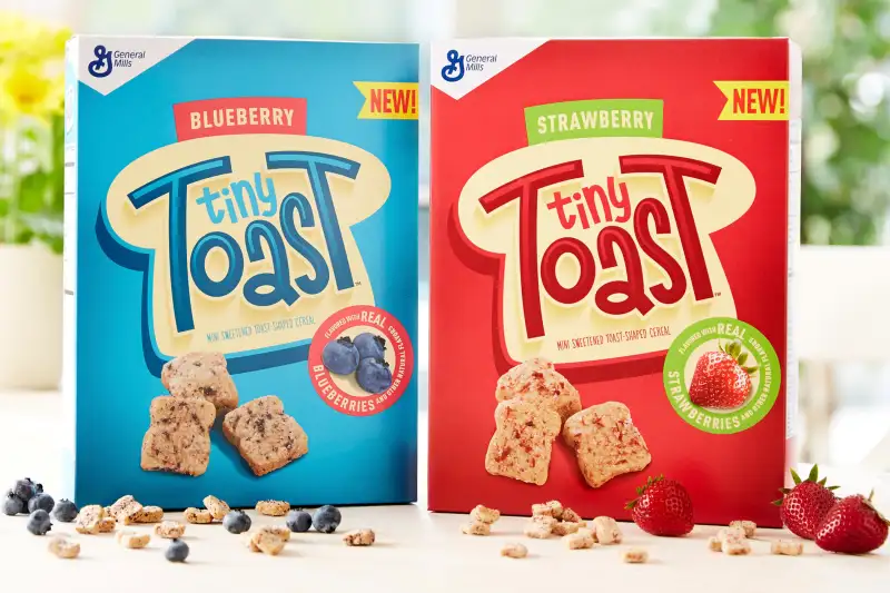 Tiny Toast cereal from General Mills