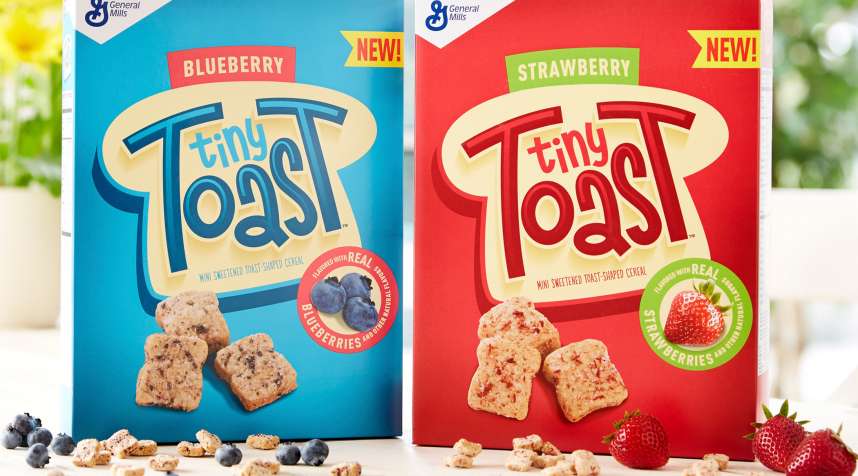 Tiny Toast cereal from General Mills