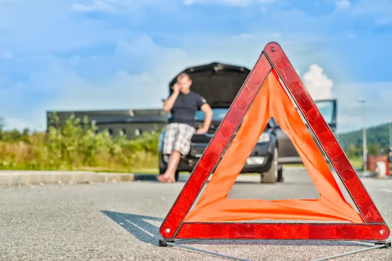 Red warning triangle