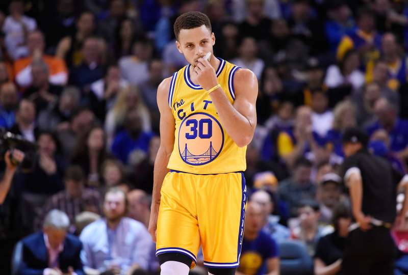 Steph Curry's mouthguard will be put up for auction in August.