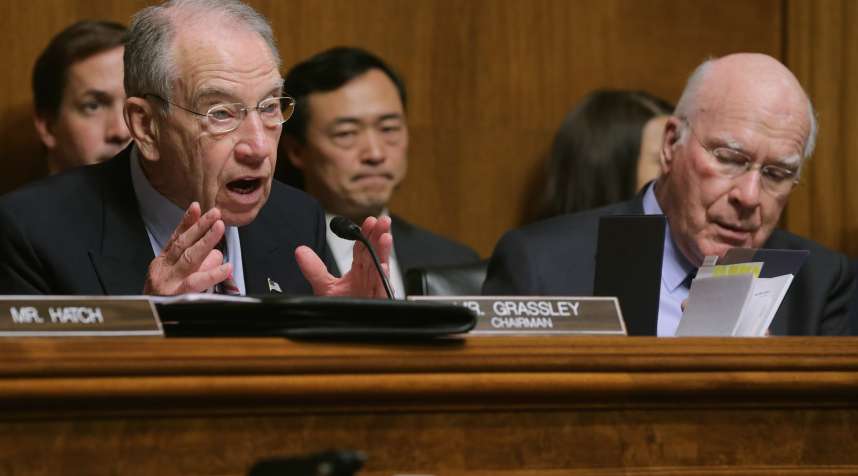 Senate Judicary Committee Chairman Charles Grassley (R-IA) in a December 2015 hearing.
