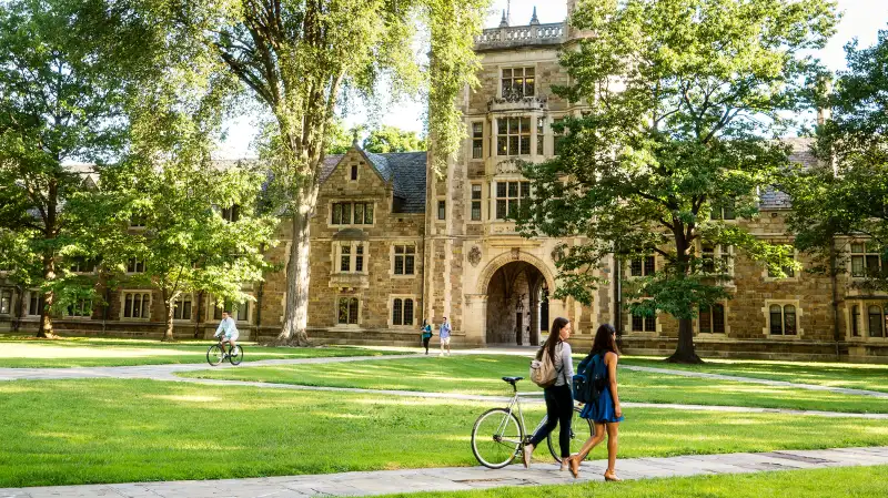 The leafy quads of the University of Michigan, No. 2 this year, draw students from all over.