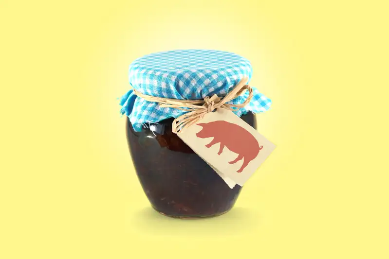 Jar of bacon jam