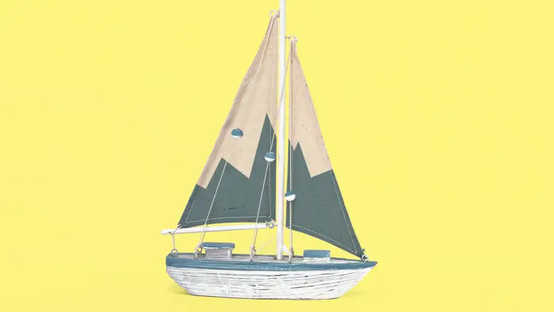 sailboat with fever line on sail