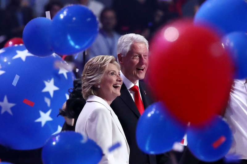 On Thursday, July 28, 2016, Hillary Clinton made history as the first female presidential candidate from a major political party. Her husband, former US President Bill Clinton, has pledged that if he returns to the White House, he will remain active with the Clinton Foundation and Global initiative. Hillary has also said he will play an active role in her team of advisers.