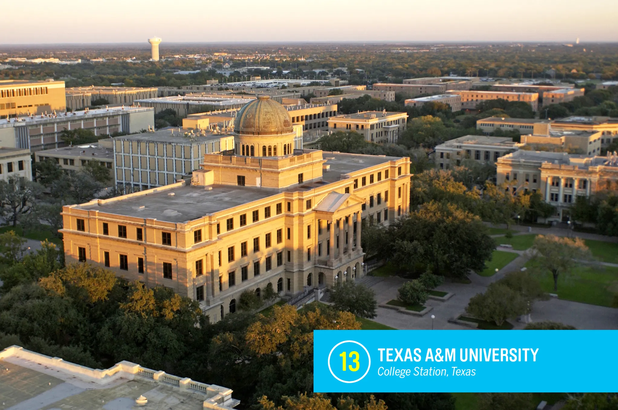 <a href="https://money.com/best-colleges/profile/texas-a-and-m-university-college-station/" target="_blank">Texas A&amp;M</a> has one of the largest undergraduate student bodies in the country, with more the 40,000 students who graduate into an especially proud, loyal group of alumni. The college is well known for its business, agriculture, and engineering programs, as well as a recreation, park, and tourism management program. <a href="https://money.com/best-colleges/profile/texas-a-and-m-university-college-station/" target="_blank">FULL PROFILE</a>