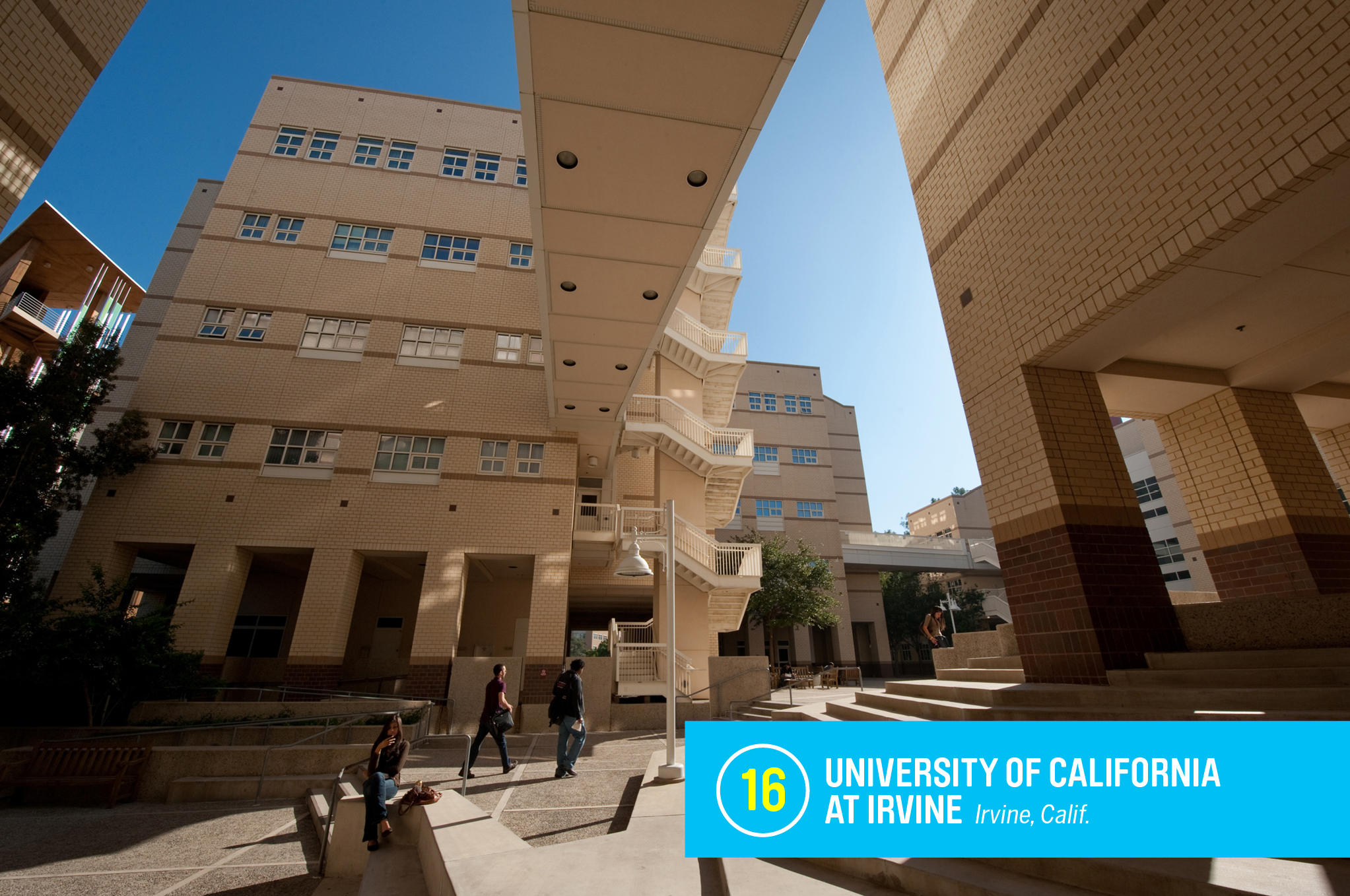 <a href="https://money.com/best-colleges/profile/university-of-california-irvine/" target="_blank">UC-Irvine</a> shines in serving one of the most diverse student bodies in the country: More than 40% of students come from low-income families. Yet the school still boasts an 86% graduation rate—an impressive 41% higher than similar colleges. <a href="https://money.com/best-colleges/profile/university-of-california-irvine/" target="_blank">FULL PROFILE</a>