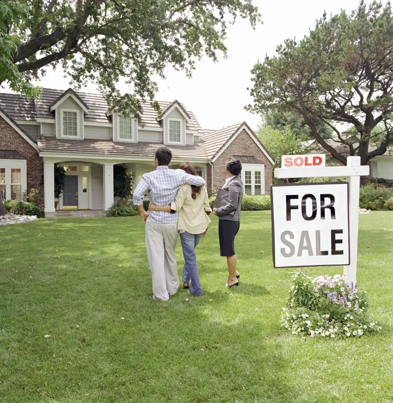 New home sales saw an eight-year high in June.