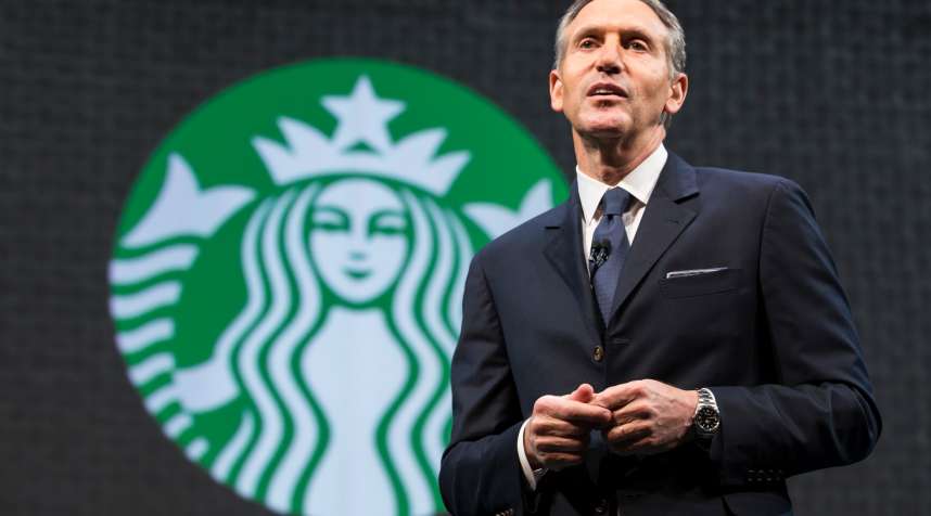 Starbucks Chairman and CEO Howard Schultz