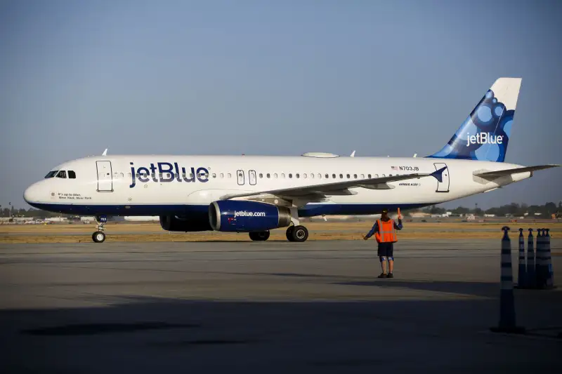 Operations Inside The JetBlue Airways Corp. Terminal Ahead Of Earnings Figures