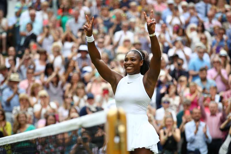 Serena Williams wins her 22nd Major title at Wimbledon on July 9, 2016..